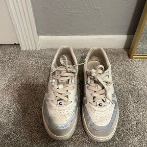 Coach Citysole Court Cream and Gray Sneakers